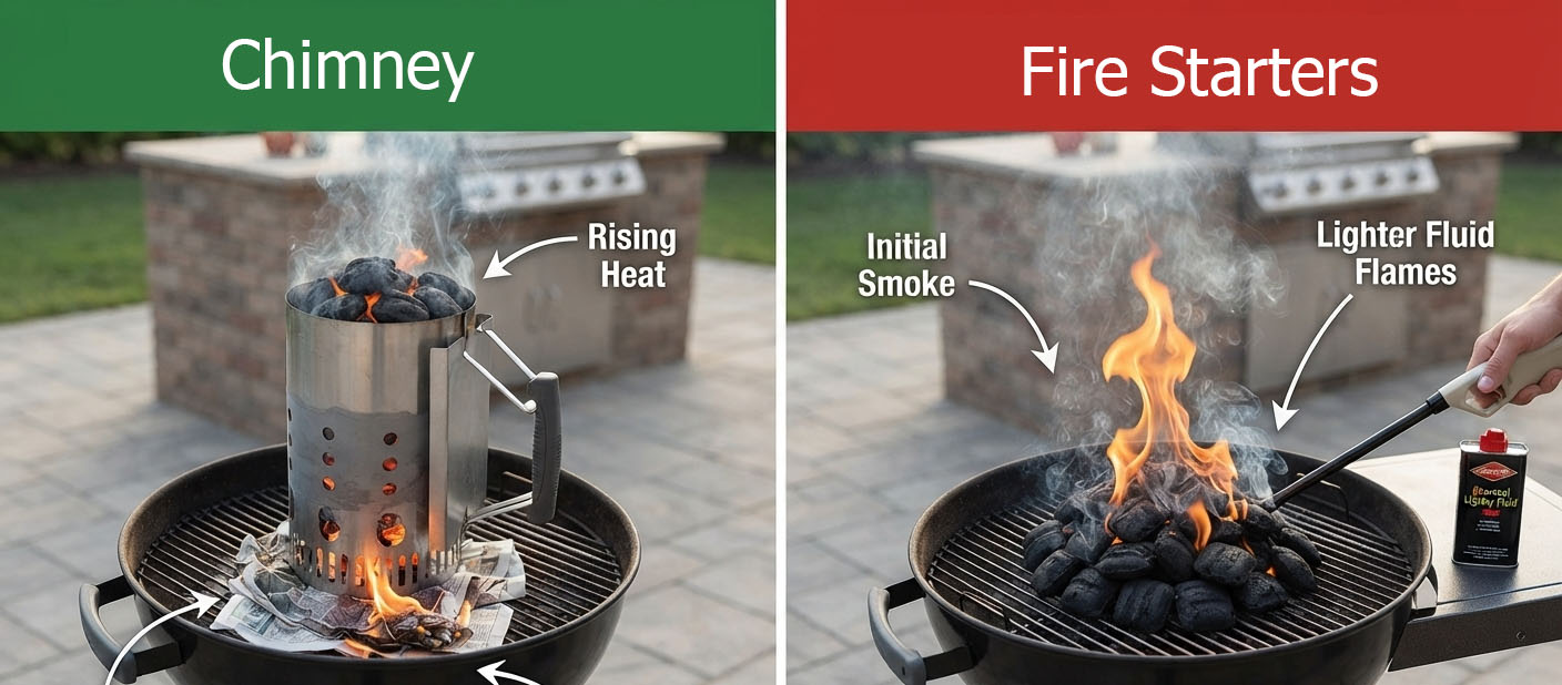 Chimney vs. Fire Starters